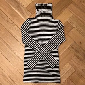 Club Monaco Striped Turtleneck Sweater